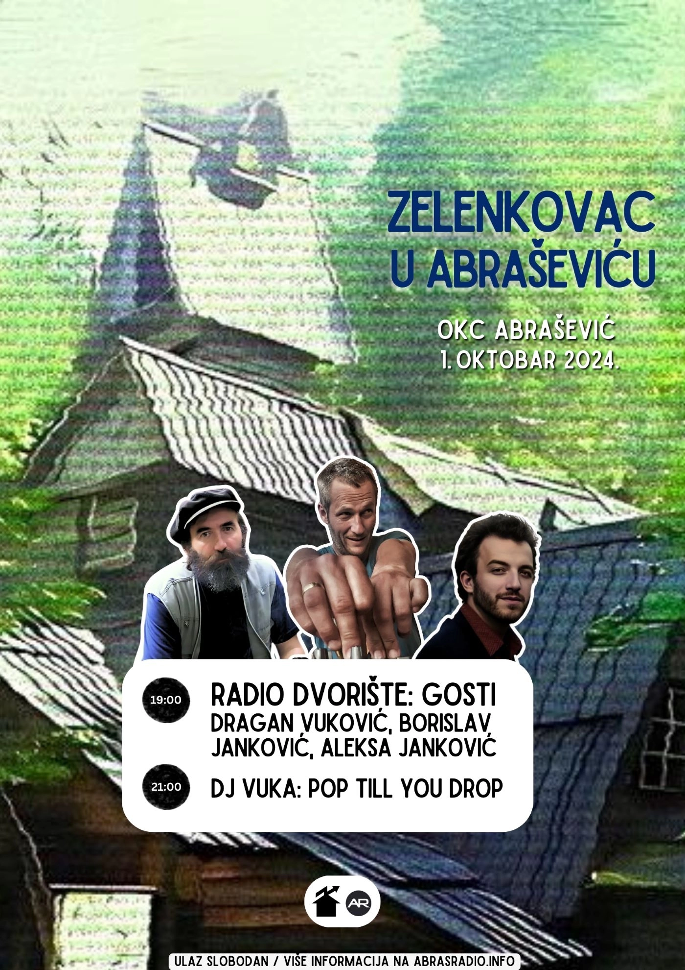 Zelenkovac u Abraševiću: Dragan Vuković, Borislav i Aleksa Janković 1. 10. od 19:00 h